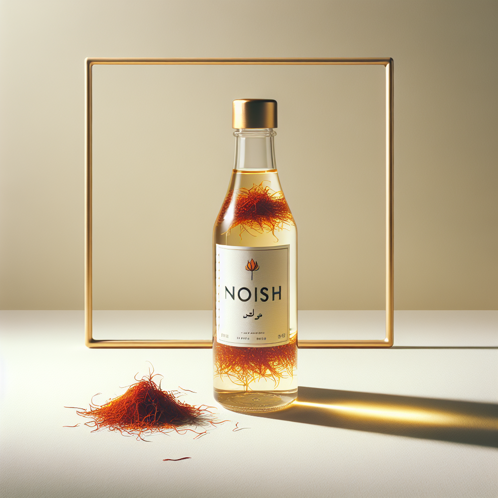 Noush premium saffron-infused water bottle